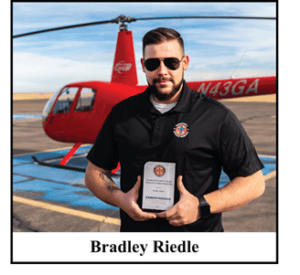 Tbird2 Awards Aviation Scholarship To Bradley Riedle