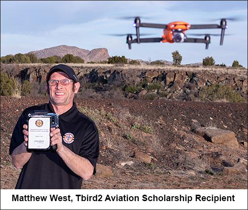 Thunderbird Field II Veterans Memorial, Inc. Awards Aviation Scholarship to Yavapai College Student